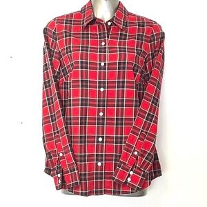 Vineyard Vines Ladies Plaid Fitted Button Down Shirt   SZ 0